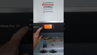 warmhaus enerwa plus 28kw kullanım şekli [upl. by Wall429]