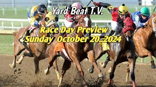 RACE DAY PREVIEW Monday 21 October 2024 YARD BEAT TV [upl. by Midian757]