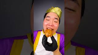 Fire black bean noodle rice paper wraps Random Mukbang ASMR 4 shorts [upl. by Catto581]