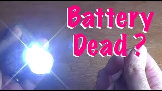 Replacing LED flashlight batteries [upl. by Brenan]