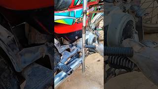 With which silencer does the problem seem to be solved shortfeed motorcycle bike viralvideo [upl. by Kuehn]