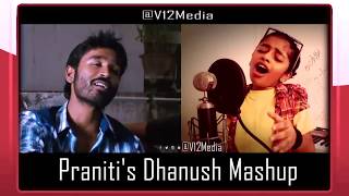 Praniti  Dhanush and AnirudhDNA  Mashup  Dhanush Birthday Special [upl. by Aneryc287]