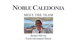 Coral Adventurer Meet the Team Bonnie Purser [upl. by Nidya]