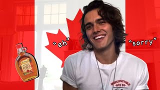 charlie gillespie being canadian for 5 mins straight [upl. by Assyn]