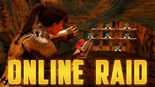 Online Raiding A Broken Crouch Cave  ARK [upl. by Esilahs]