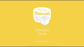 tonies® tutorials  Set up your Toniebox [upl. by Ferrell]