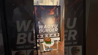 Wagyu Burger 🍔 japan wagyu burger food fyp shorts [upl. by Repotsirhc]