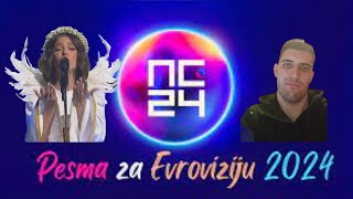 🇷🇸 BRESKVICA GNEZDO ORLOVO  PESMA ZA EVROVIZIJU 2024 SEMIFINAL 1 🇷🇸  REACTION [upl. by Aeuhsoj96]