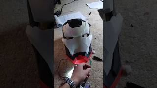 Ironman Mark 22 Mini Update Motorized helmet 3dprinting reels ironman hotrod mark22 3d [upl. by Timrek]