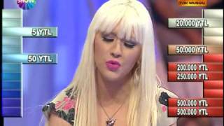 Christina Aguilera  Hurt Live Acapella  Turkish Deal Or No Deal Clip [upl. by Zeret101]