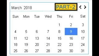 Build a ReactJS Calendar Component tutorial  Part 2 [upl. by Schaffel949]