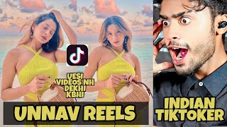 Unnati Malharkar Latest Reels  Reaction  DAMNFAM Unnati Malharkar New Reels Ak Reaction [upl. by Whitaker]