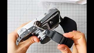 Restrap handmade Grip Sling hand strap Unboxing and Setup [upl. by Chura]