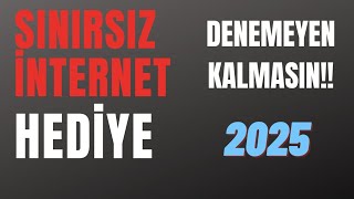 Denemeyen Kalmasın Sınırsız Bedava İnternet Tüm Hatlarda Geçerli [upl. by Nerine782]