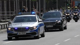 3 Tage Hamburg Einsatzfahrten Feuerwehr Polizei amp Rettungsdienst  VIP Kolonne William amp Kate [upl. by Noryb]