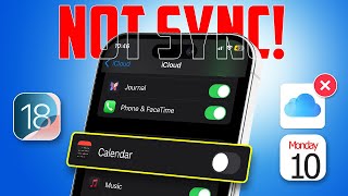 How to Fix Calendar Not Sync with iCloud Issue on iPhone After iOS 18 Update [upl. by Denney]