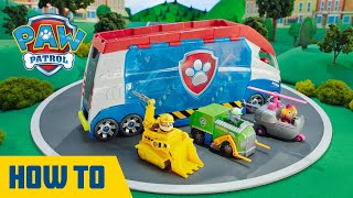 NEW Launch amp Rescue Patroller HowTo Play  PAW Patrol  Toys for Kids [upl. by Githens]