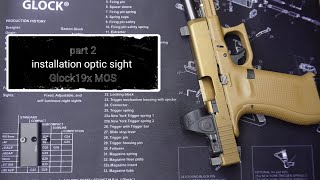 GLOCK 19X MOS SRO optic sight  asmr testing gunrange glock edc glock19x 9mmفتح صندوق جلوك [upl. by Ramirol]