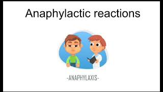 Anaphylactic Reactions Anaphylactic Shock [upl. by Solegnave690]