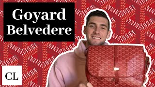 Goyard Belvedere Messenger Bag Review [upl. by Woodrow]