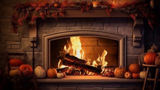 Charming Fireplace Serenity 🔥 Gentle Crackling Sounds for Sleep and Relaxation [upl. by Vala]