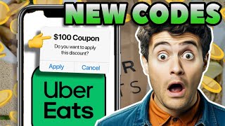 Get Free Food on Uber Eats with 100 Promo Code 2024 [upl. by Alinoel]