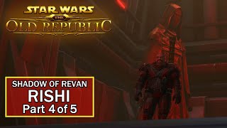 SWTOR Dark Side Trooper  Rishi 4 of 5  Shadow of Revan [upl. by Sihtam]