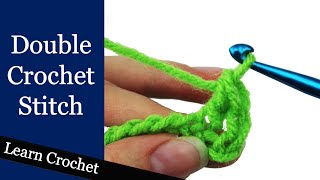 How to Double Crochet Stitch  Beginner Course Lesson 9 [upl. by Eniale]