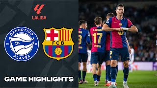 🔴 Deportivo Alaves vs Barcelona  LaLiga 202425  Game Highlihts FC24 [upl. by Tuppeny843]