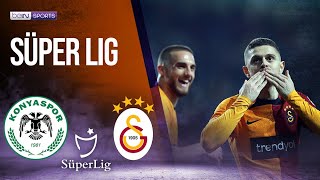 Konyaspor vs Galatasaray  SÜPER LIG HIGHLIGHTS  03172023  beIN SPORTS USA [upl. by Eibob]