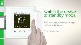 Power on  Heating standby mode  Efluid Tutorials [upl. by Netsrek]