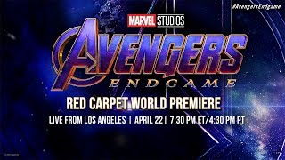 Marvel Studios Avengers Endgame  LIVE Red Carpet World Premiere [upl. by Milissa]