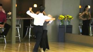 Domenico amp Gioia tango practice at Astoria Ballroom [upl. by Enelehs]