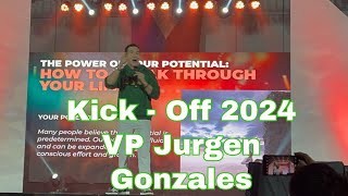 Kick  Off 2024 VP Engr Jurgen Gonzales [upl. by Archibaldo]