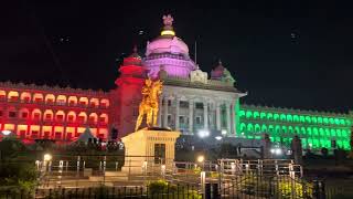 Vidhana Soudha Night View Bangalore [upl. by Doownil838]