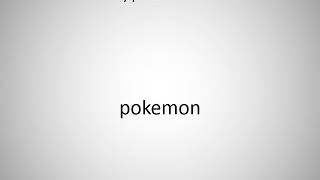 How to say pokemon in Afrikaans [upl. by Llertrac780]