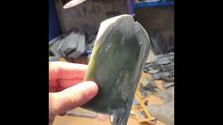 Slices of Pounamu for a Commission [upl. by Abdu]