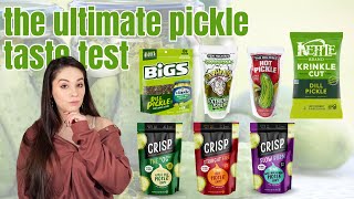 Massive Pickle Taste Test  Van Holten Crisp Bigs amp More [upl. by Snehpets680]