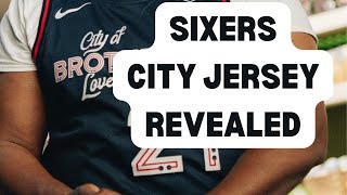 PHILADELPHIA 76ERS NEW CITY JERSEY REVEALED [upl. by Zindman419]