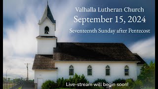 Valhalla Lutheran Church  September 29 2024 [upl. by Keri]