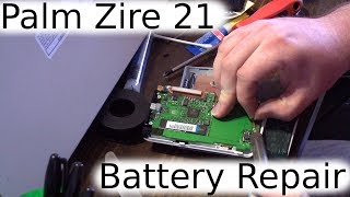 Replacing a Palm Zire 21 Battery [upl. by Reidid]