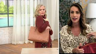 RADLEY London Dukes Place Large Leather Open Top Work Bag on QVC [upl. by Teirrah]