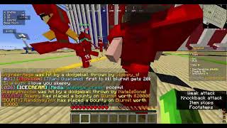 Playing in kit pvp modern with 100 players and skeppy [upl. by Ysor590]