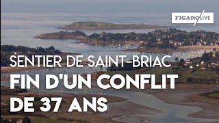 Le sentier breton bloqué depuis 37 ans par de luxueuses villas ouvert au public [upl. by Airenahs]