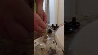 Knobs on cabinets asmr diy homeimprovement [upl. by White]