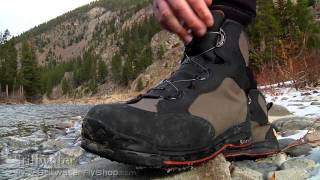 Simms Wading Boots BOA Simms Rivertek Boot from SIMMS waders and Simms fishing gear [upl. by Haroun238]