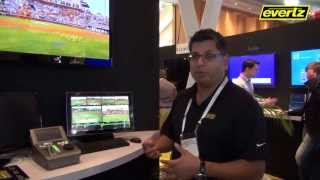 Evertz Mediator VUE and 4K Dreamcatcher  Broadcast Asia 2013 [upl. by Schach]