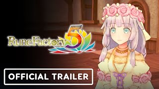 Rune Factory 5  Official PC Launch Trailer [upl. by Anaitsirhc41]