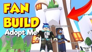 Adopt Me Fan Build  Avocado Queen  Rulers Castle House Tour [upl. by Gardal]