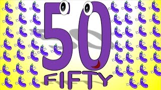 Numbers from 1 to 50 in English for Children Numeros del 1 al 50 en Ingles Para Niños [upl. by Arabrab]